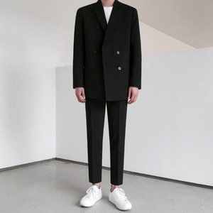 BLAZER JACKET & ANKLE PANTS (SET)